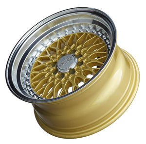 XXR Wheels 536 Hyper Gold / ML 16x8 +20 4x100|4x114.3 73.1mm - Wheelwiz