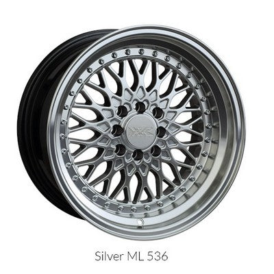 XXR Wheels XXR 536 Hyper Silver / Ml 16x8 +20 4x100|4x114.3mm 73.1mm - Wheelwiz