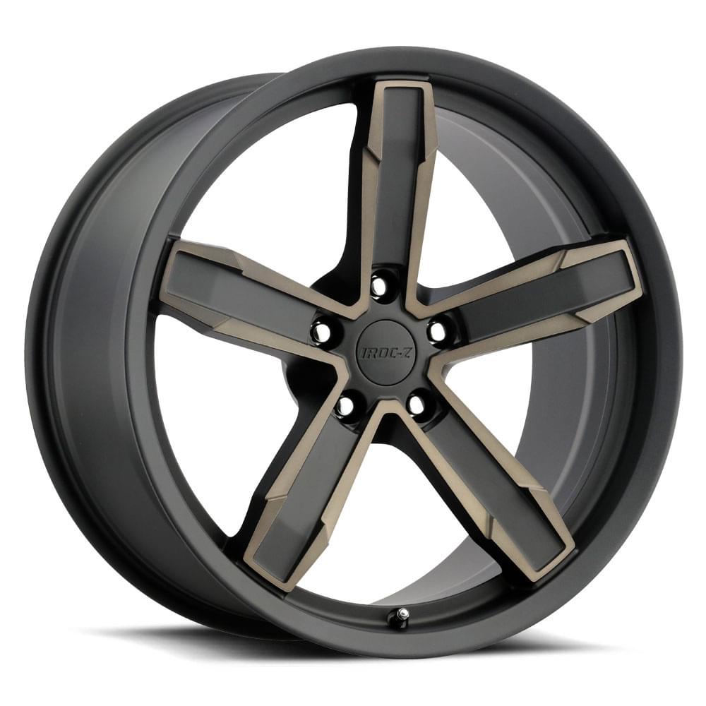 Factory Reproductions Z10 Satin Black Machine Face With Bronze Clear 20x11 +43 5x120.65mm 66.9mm