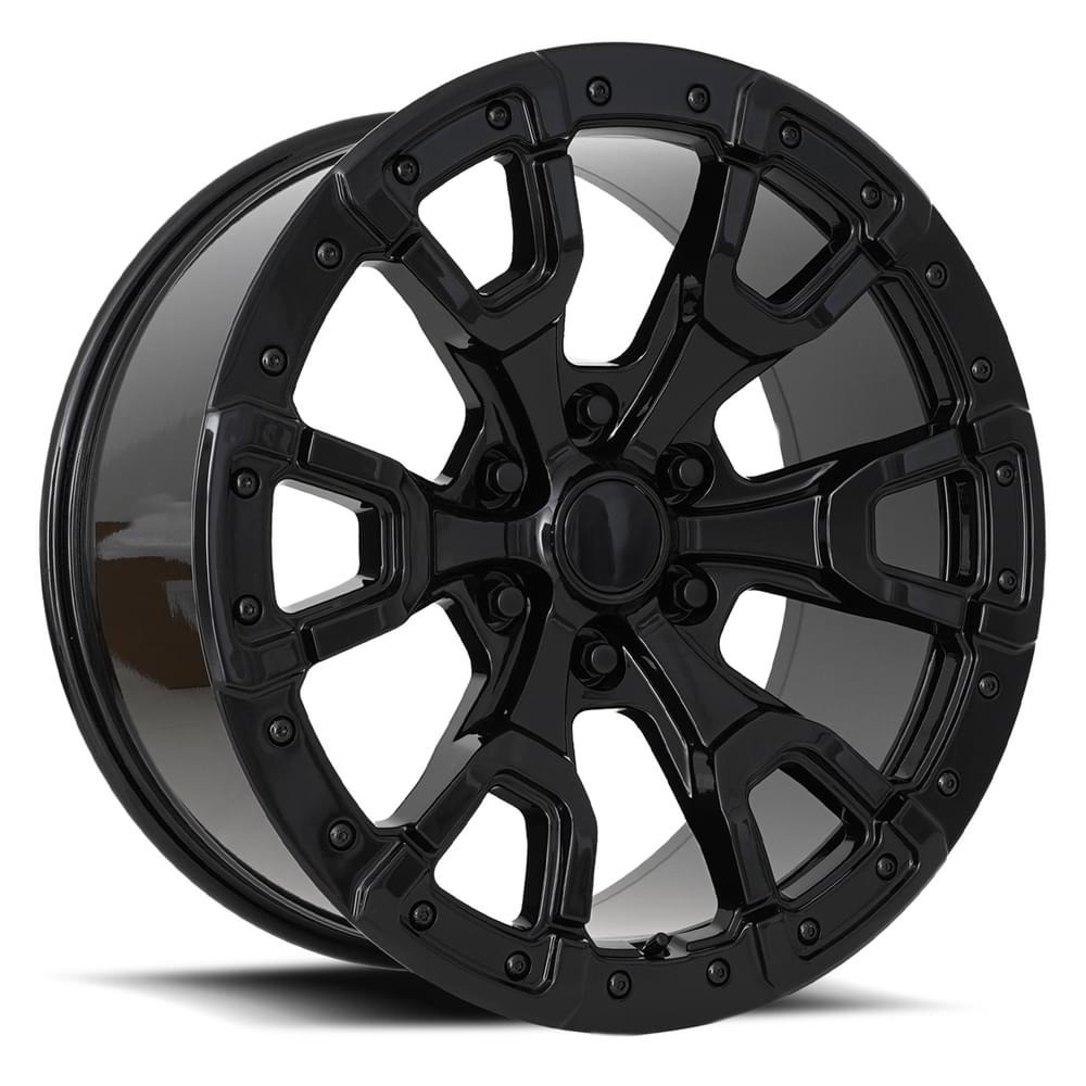 Factory Reproductions FR 99 Gloss Black 20x9 +20 6x139.7mm 93.1mm