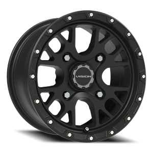 Vision Wheel 545 Satin Black 14x7 +13 4x136mm 111mm - Wheelwiz