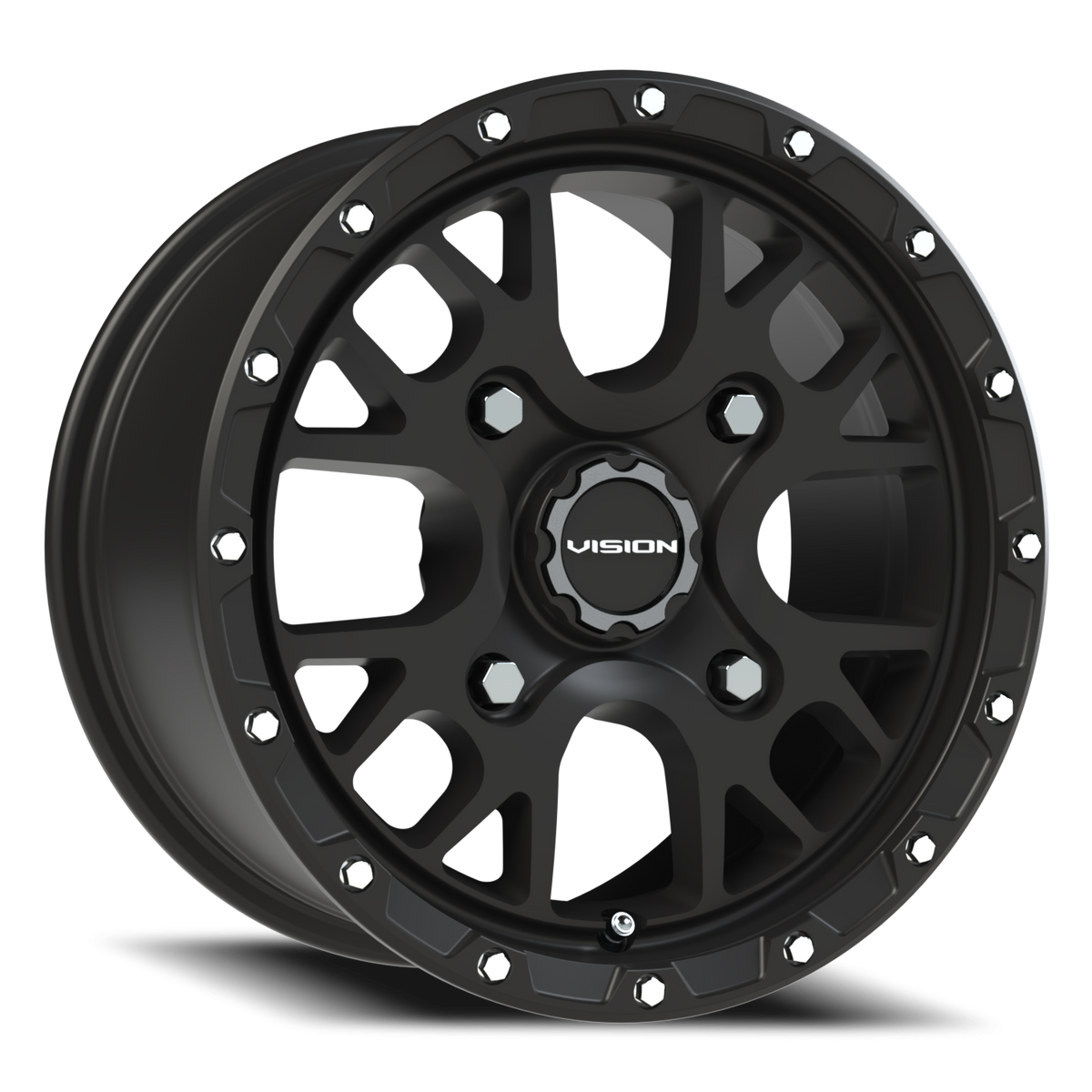 Vision Wheel 545 Satin Black 14x7 +38 4x136mm 111mm - Wheelwiz