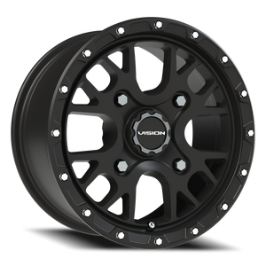 Vision Wheel 545 Satin Black 14x7 +38 4x156mm 131.1mm - Wheelwiz