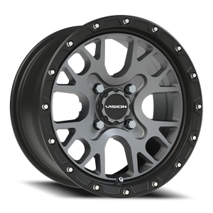 Vision Wheel 545 Satin Grey 14x7 +13 4x110mm 86mm - Wheelwiz