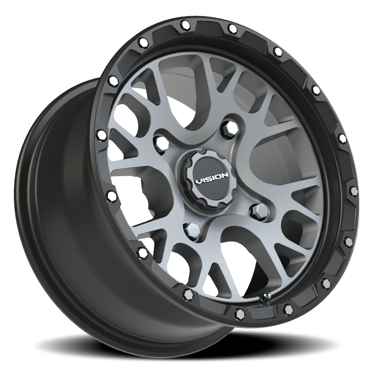 Vision Wheel 545 Satin Grey 14x7 +13 4x136mm 111mm - Wheelwiz