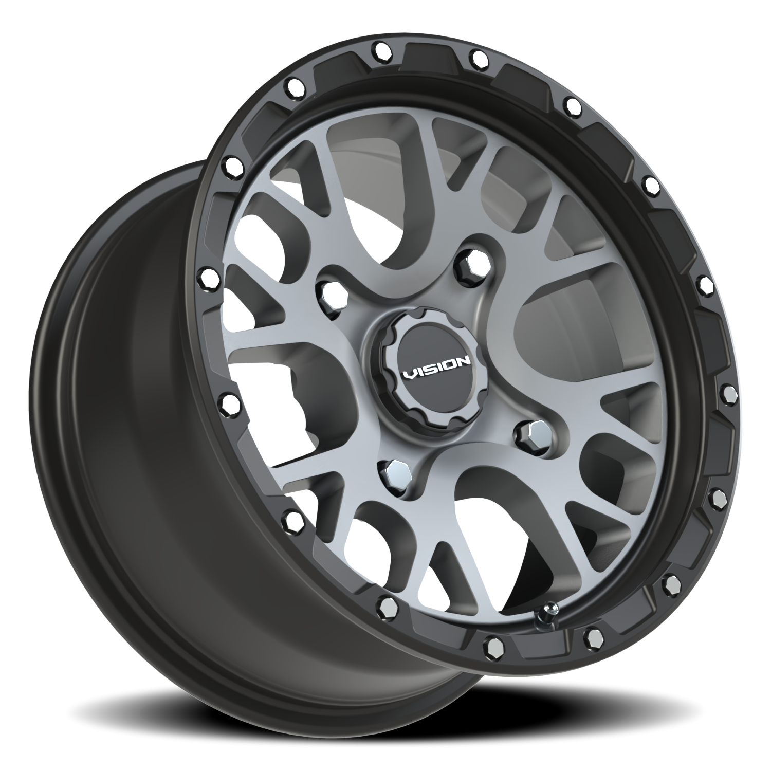Vision Wheel 545 Satin Grey 14x7 +13 4x136mm 111mm - Wheelwiz