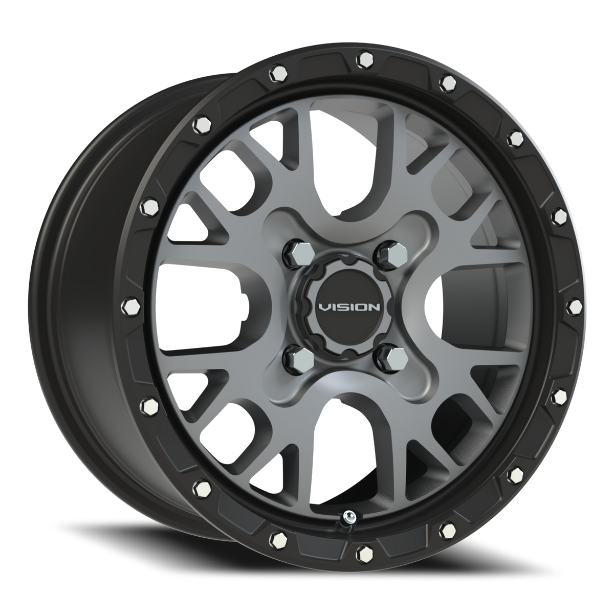 Vision Wheel 545 Satin Grey 14x7 +38 4x110mm 86mm - Wheelwiz
