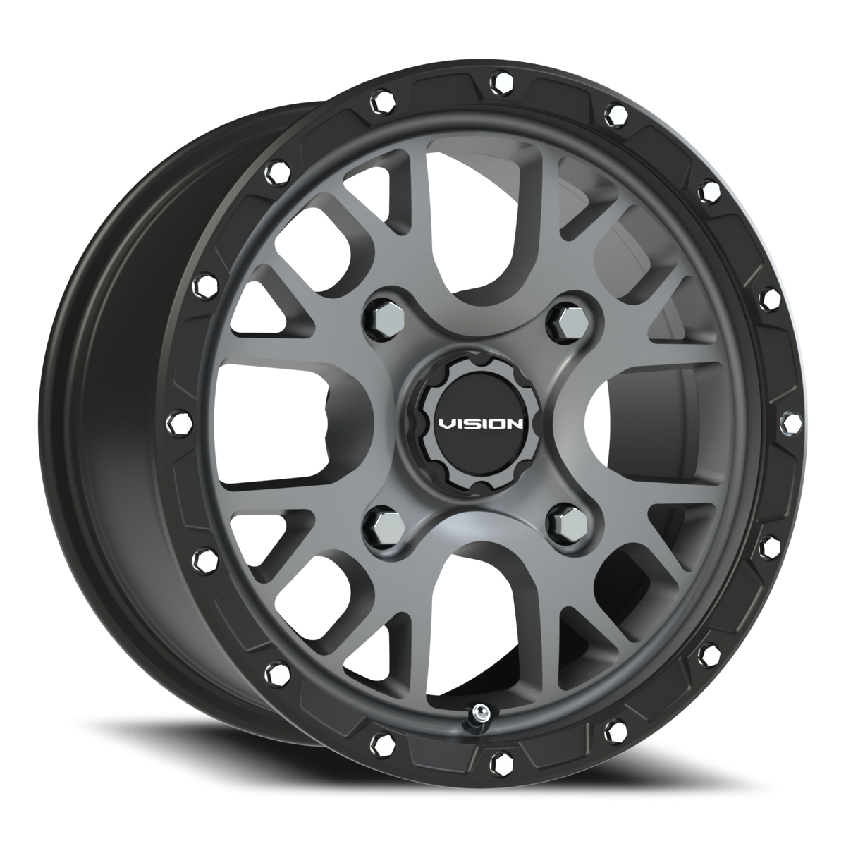 Vision Wheel 545 Satin Grey 14x7 +38 4x136mm 111mm - Wheelwiz