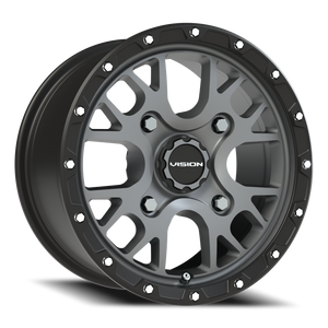 Vision Wheel 545 Satin Grey 14x7 +38 4x136mm 111mm - Wheelwiz