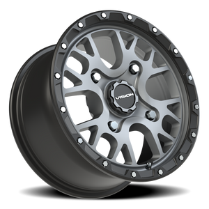 Vision Wheel 545 Satin Grey 14x7 +38 4x136mm 111mm - Wheelwiz