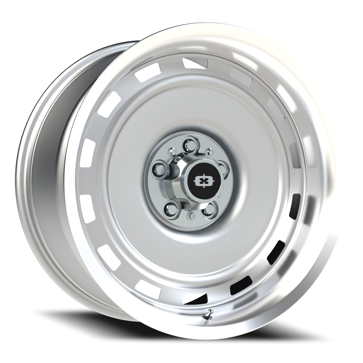 Vision Wheel 54 Silver Machined Lip 20x10 0 5x127mm 78.1mm - Wheelwiz