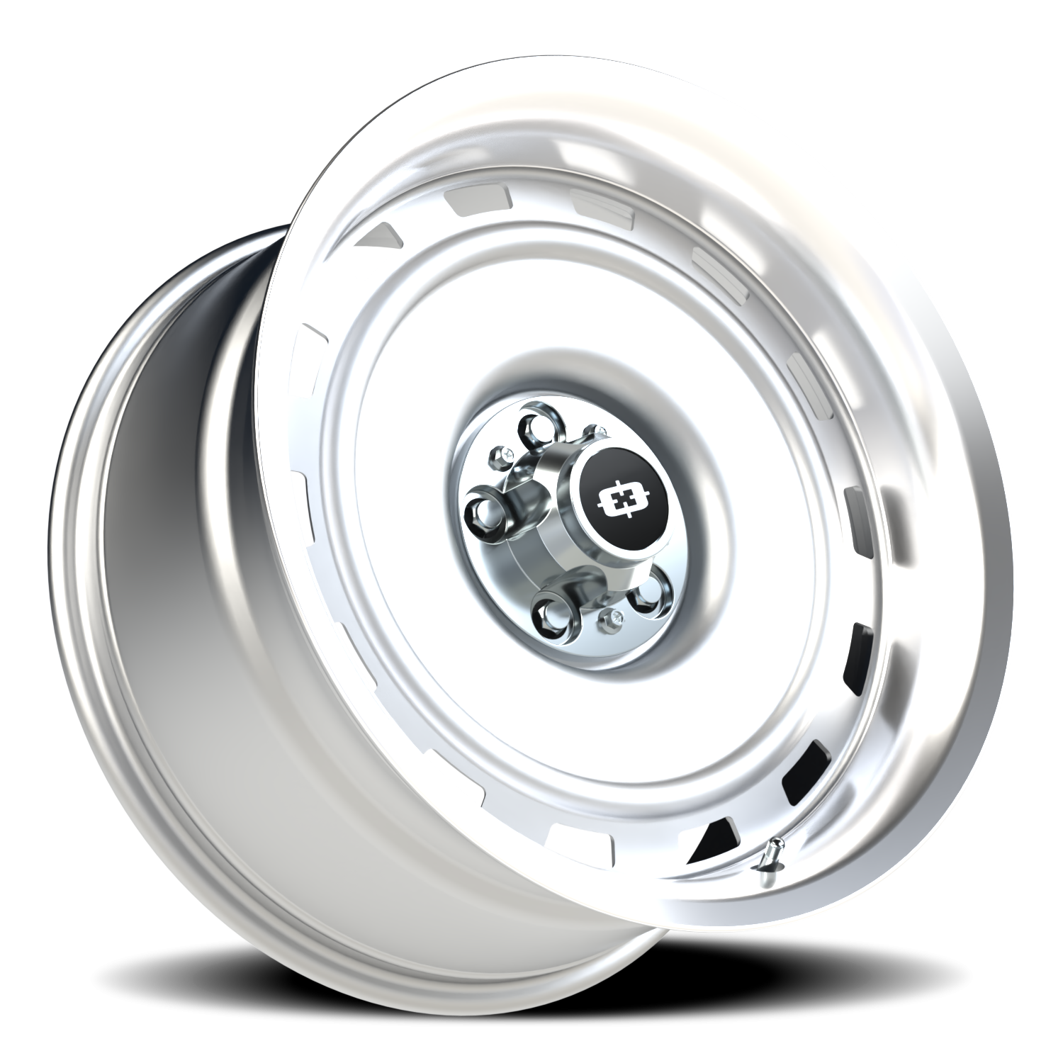 Vision Wheel 54 Silver Machined Lip 20x10 0 5x127mm 78.1mm - Wheelwiz