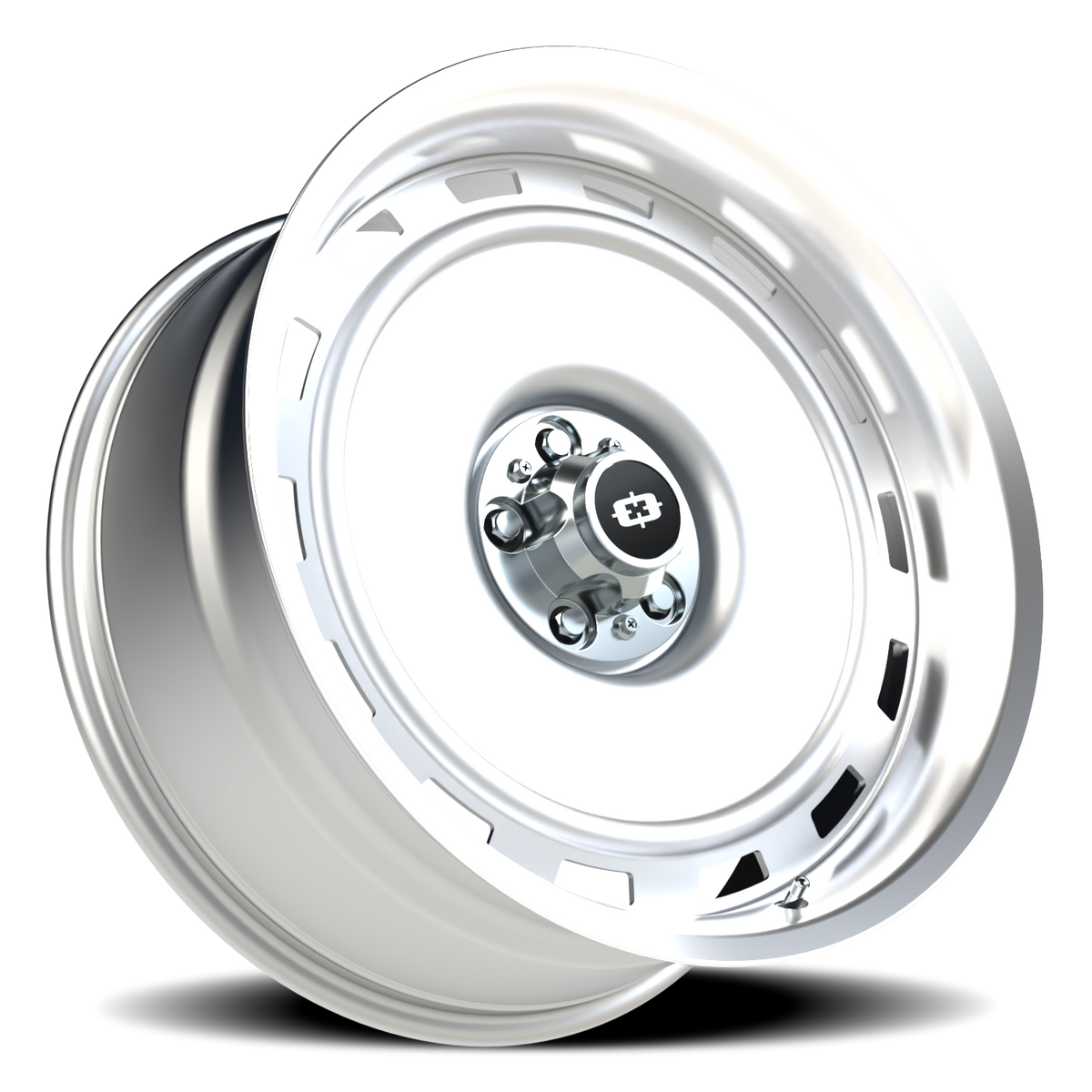 Vision Wheel 54 Silver Machined Lip 22x10 0 5x127mm 78.1mm - Wheelwiz