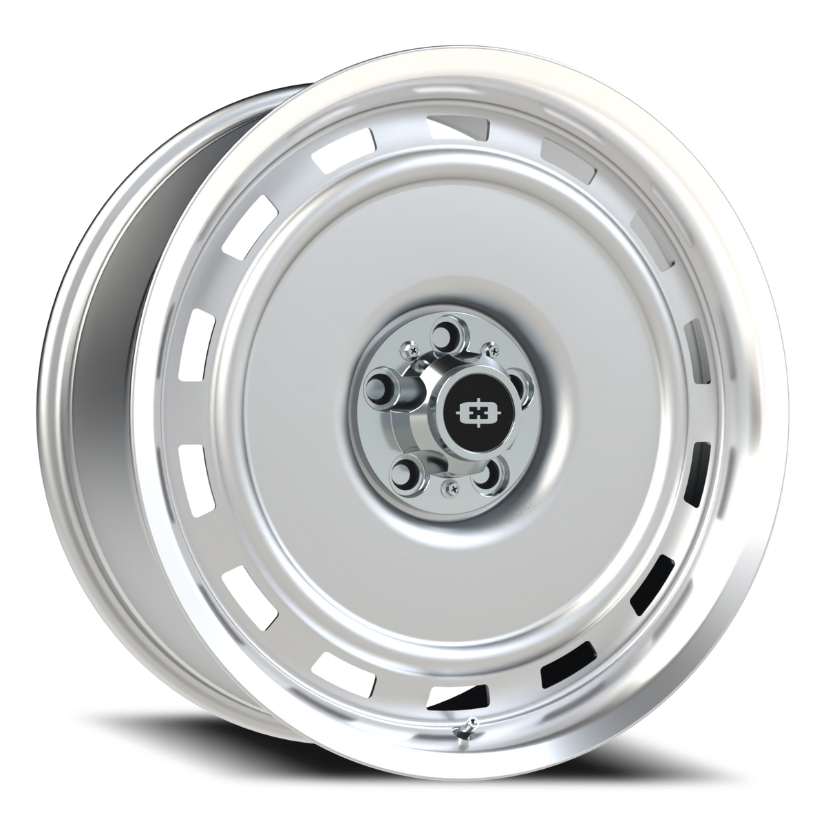 Vision Wheel 54 Silver Machined Lip 22x9 +6 5x127mm 78.1mm - Wheelwiz