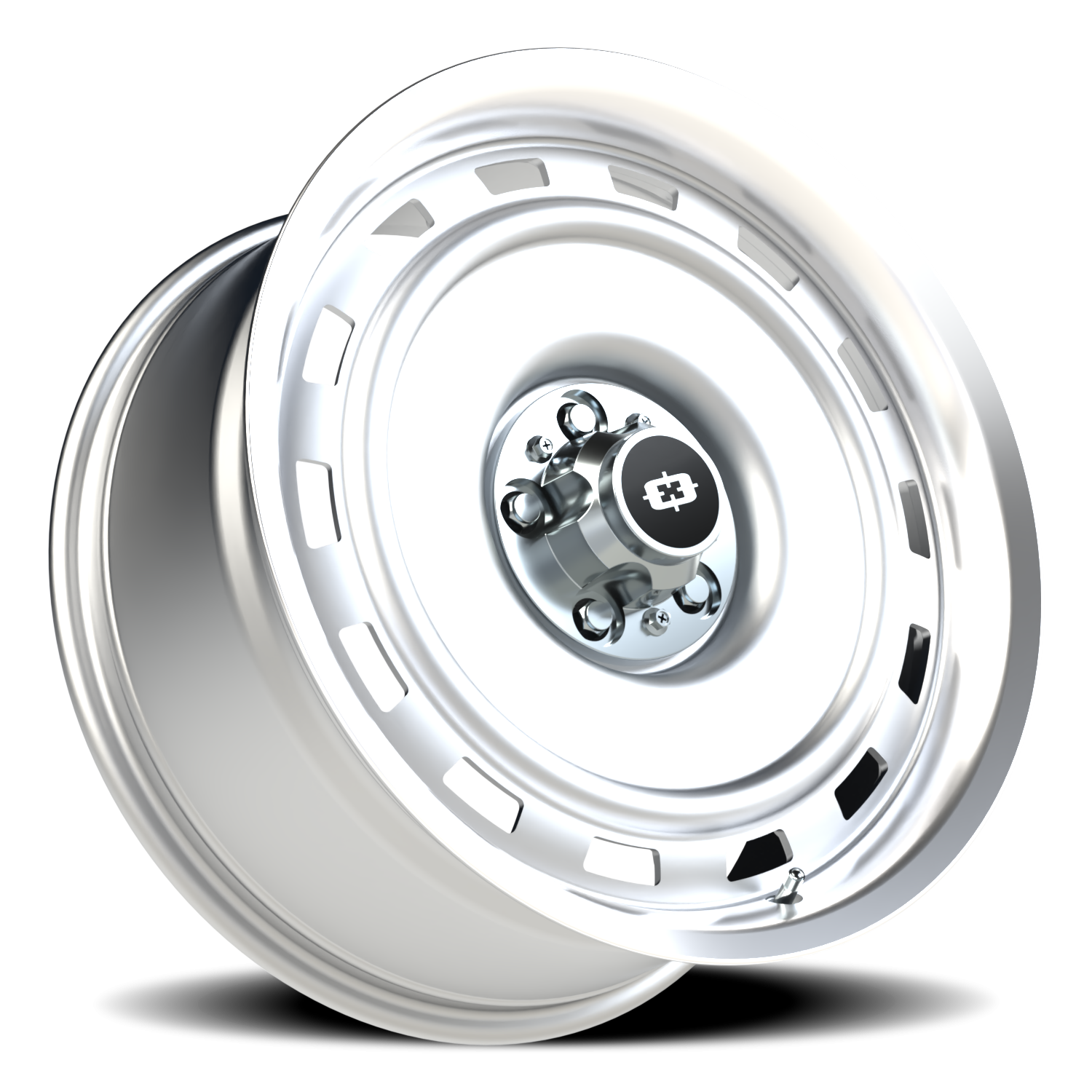 Vision Wheel 54 Silver Machined Lip 20x9 +6 5x127mm 78.1mm - Wheelwiz