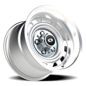 Vision Wheel 54 Silver Machined Lip 15x10 -12 5x127mm 78.2mm - Wheelwiz
