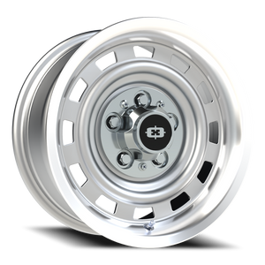 Vision Wheel 54 Silver Machined Lip 15x7 +6 5x120.65mm 70.4mm - Wheelwiz