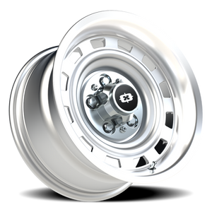 Vision Wheel 54 Silver Machined Lip 15x8 -18 5x120.65mm 70.4mm - Wheelwiz