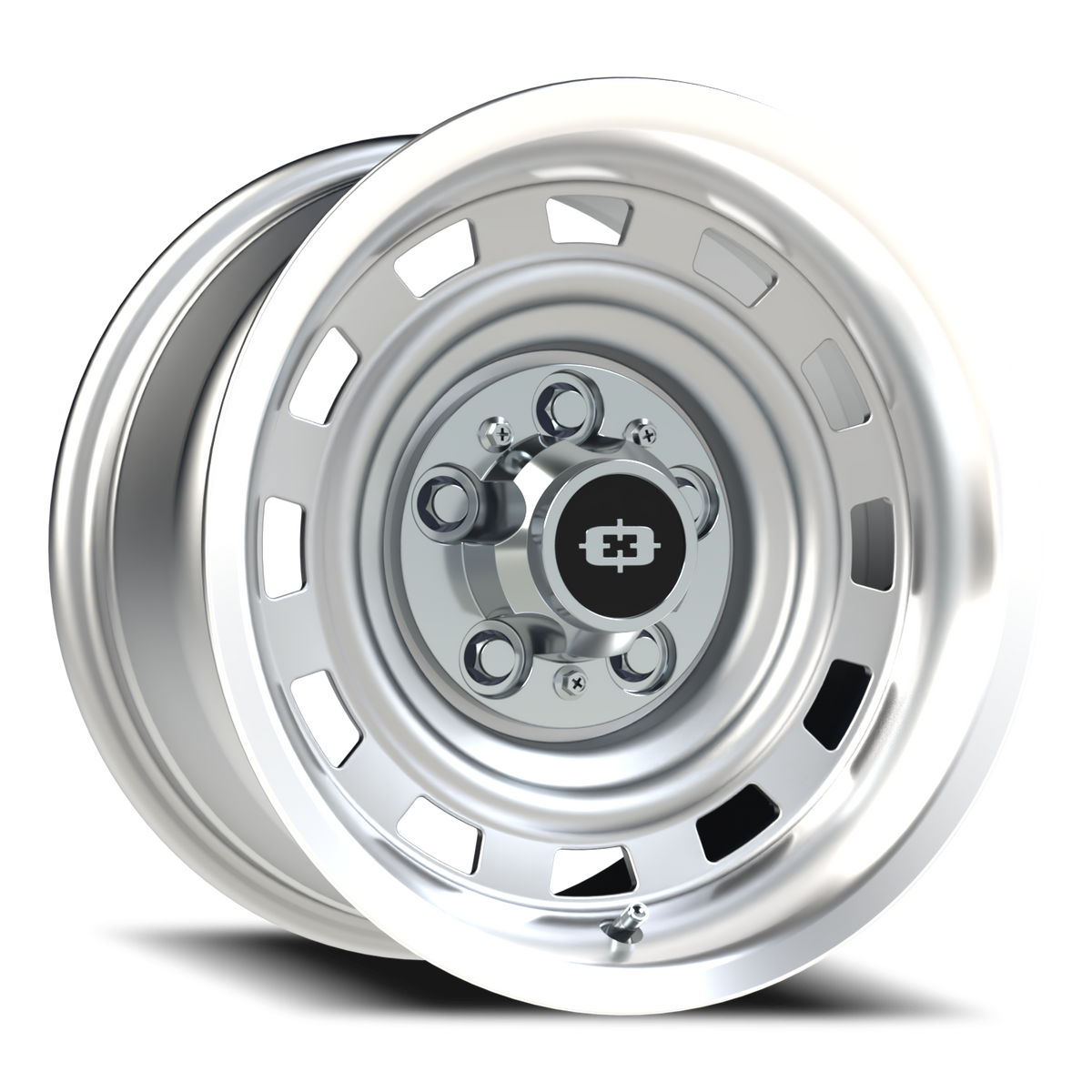 Vision Wheel 54 Silver Machined Lip 15x8 -18 5x127mm 78.1mm - Wheelwiz
