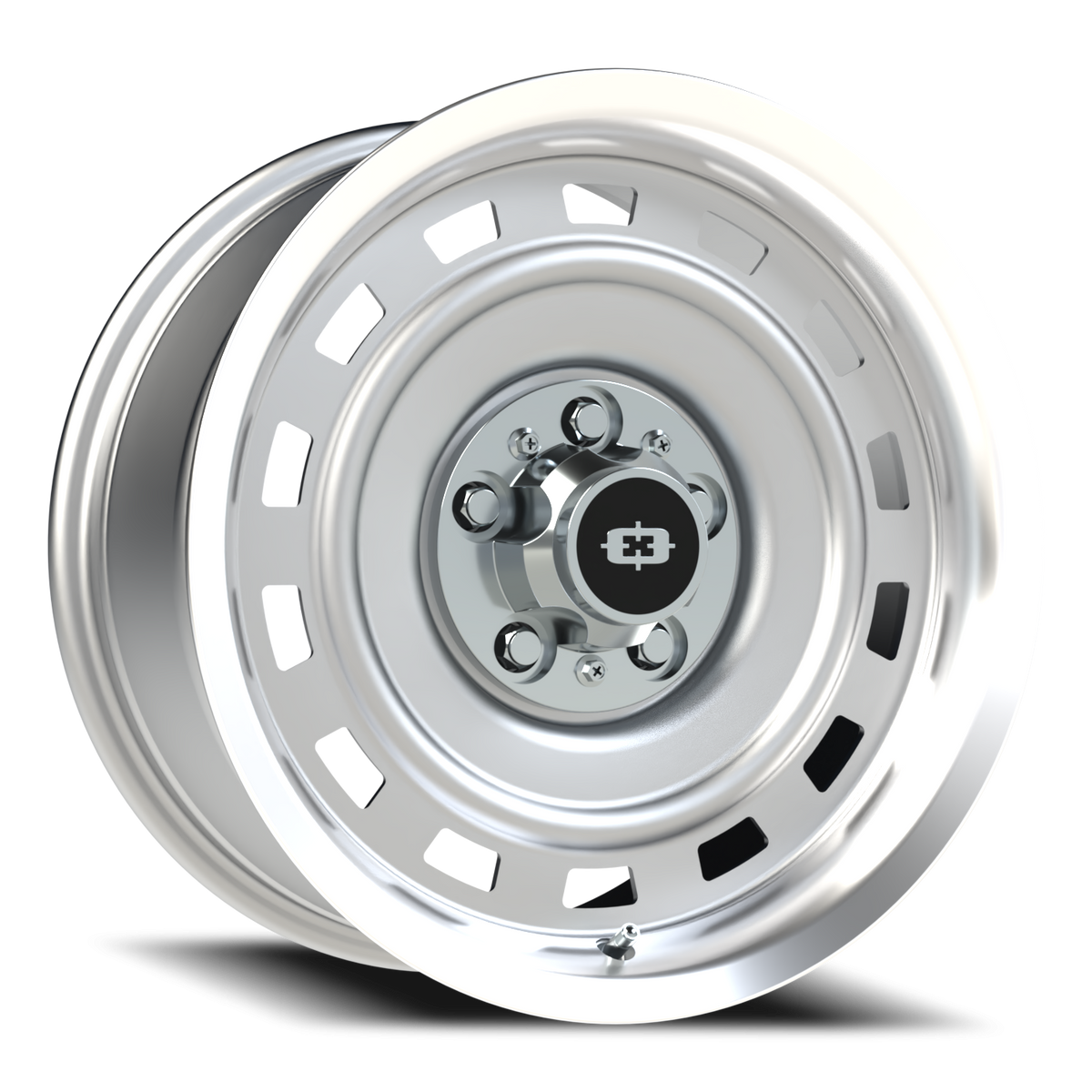 Vision Wheel 54 Silver Machined Lip 17x8 0 5x127mm 78.1mm - Wheelwiz