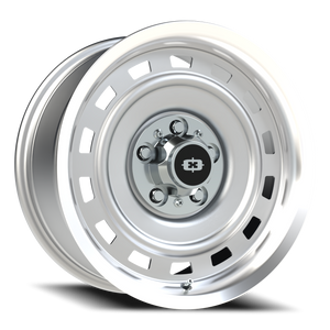 Vision Wheel 54 Silver Machined Lip 17x8 0 5x127mm 78.1mm - Wheelwiz
