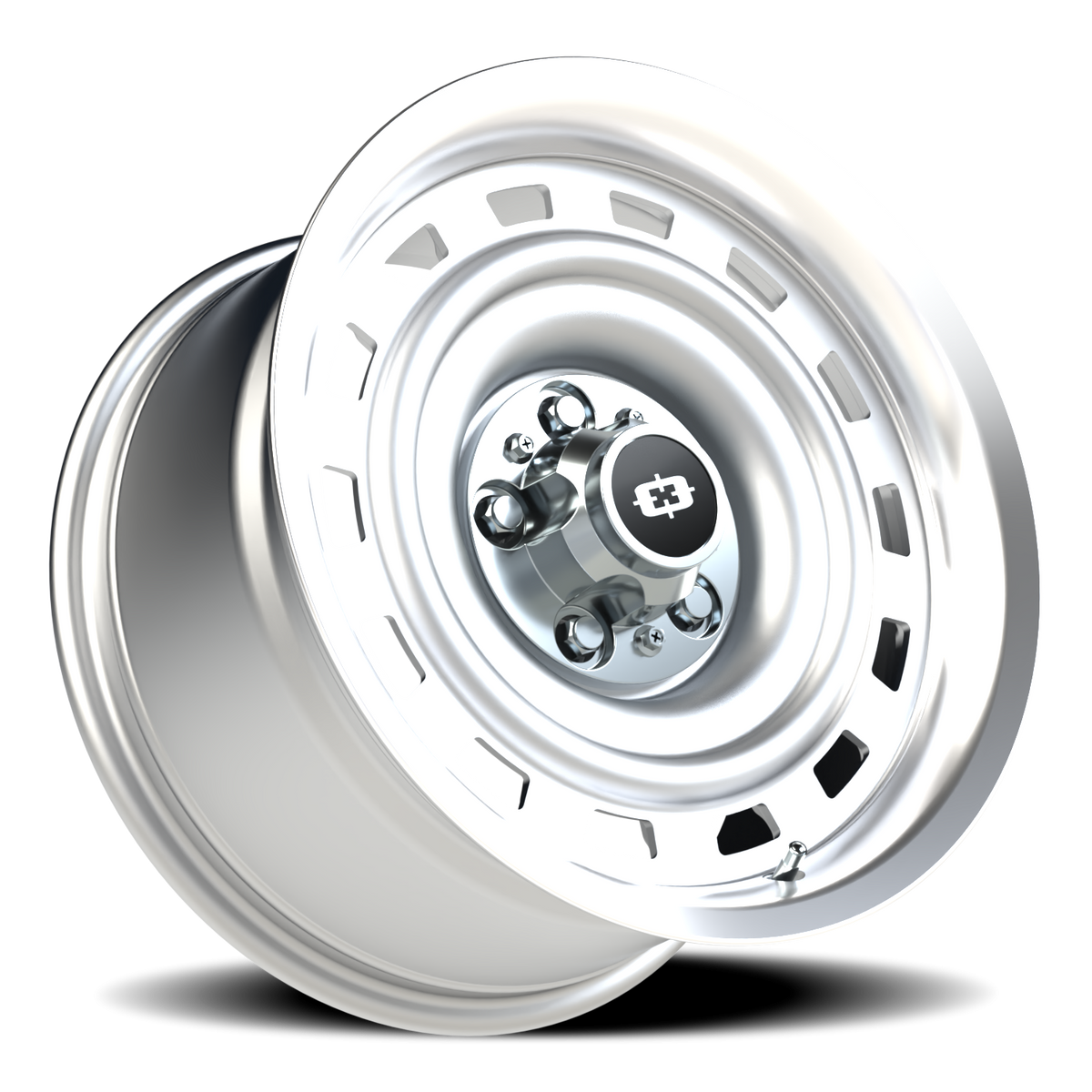 Vision Wheel 54 Silver Machined Lip 17x9 0 5x127mm 78.1mm - Wheelwiz