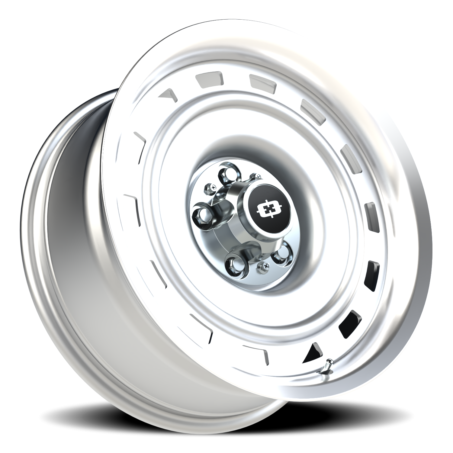 Vision Wheel 54 Silver Machined Lip 18x8 -6 5x127mm 78.1mm - Wheelwiz