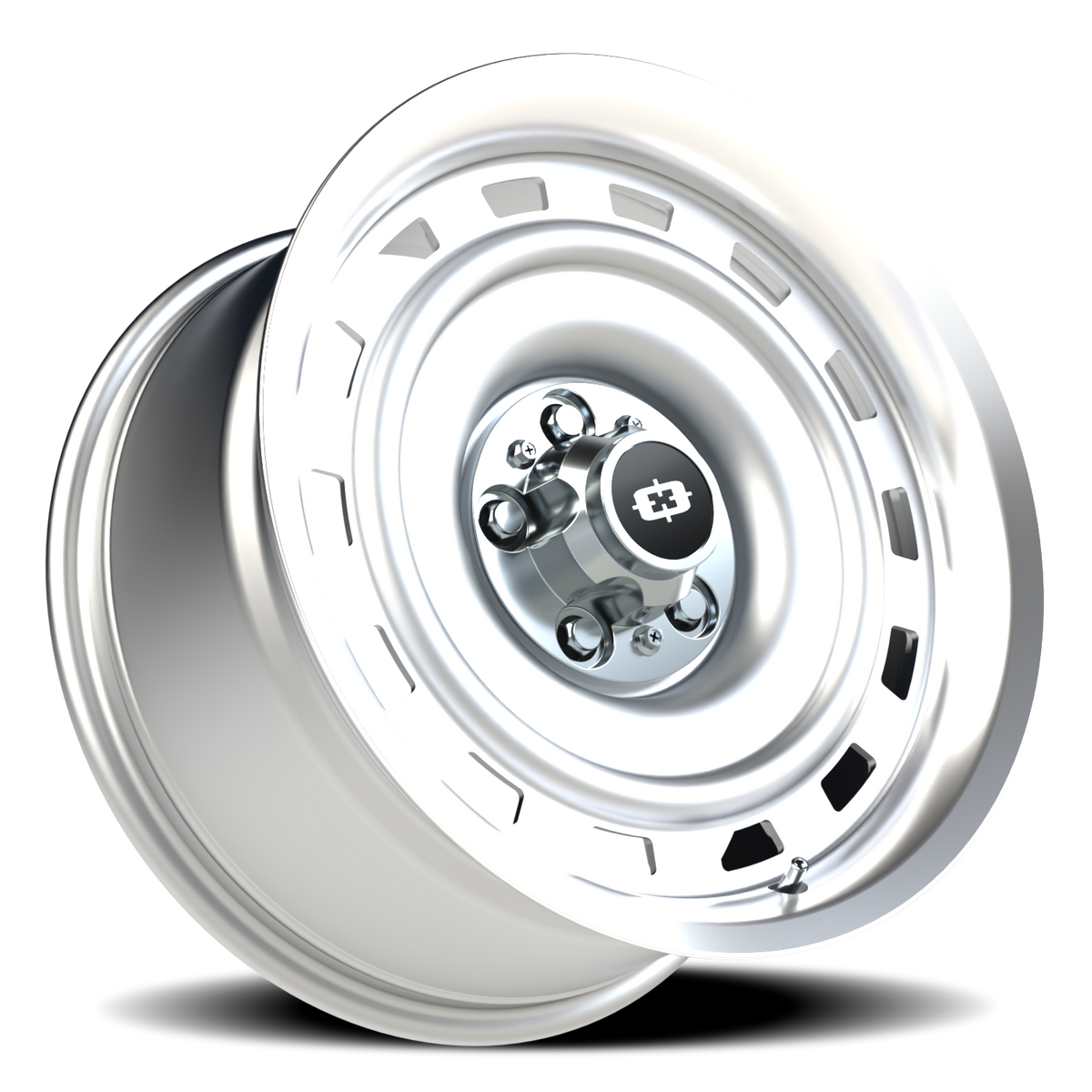 Vision Wheel 54 Silver Machined Lip 18x9 0 5x127mm 78.1mm - Wheelwiz