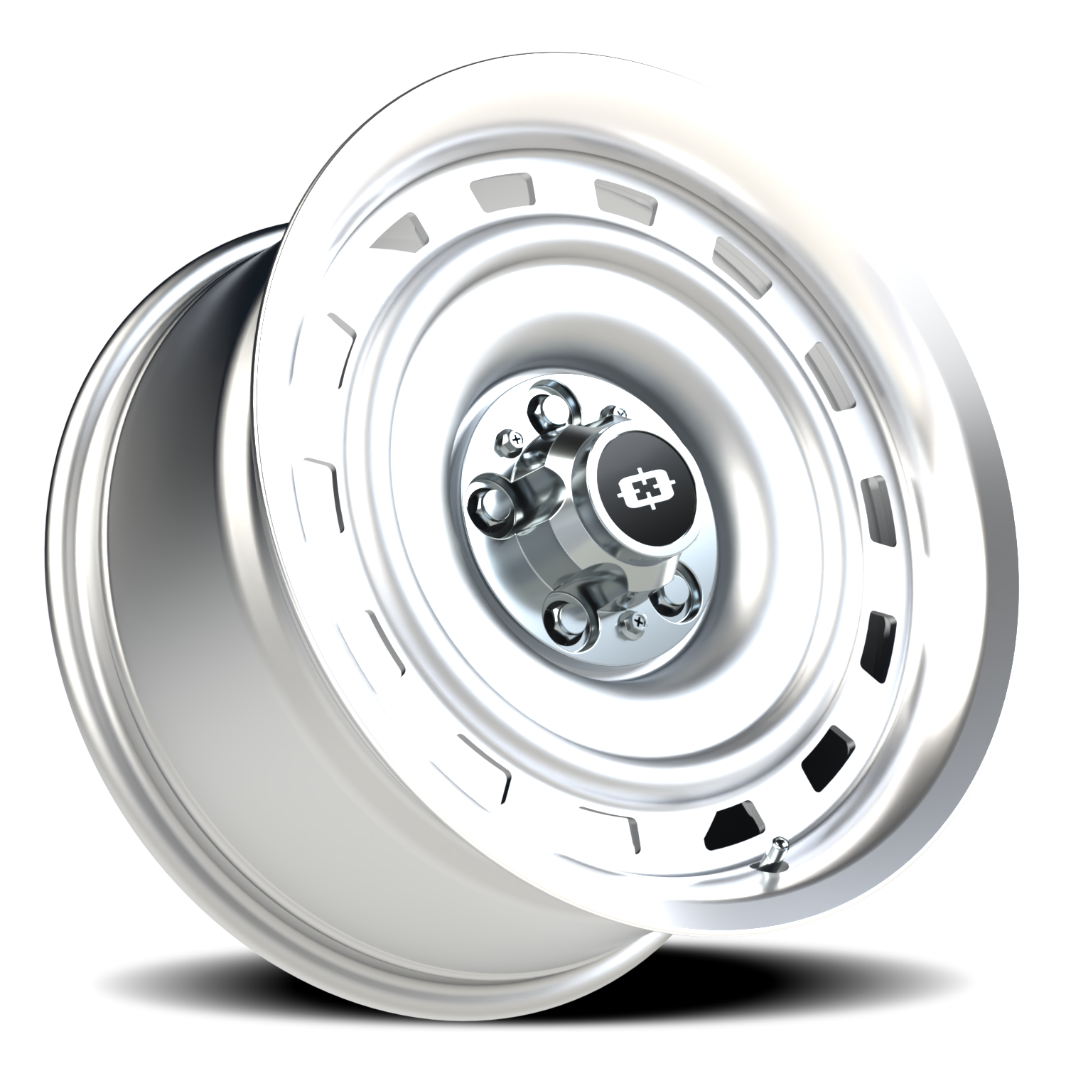 Vision Wheel 54 Silver Machined Lip 18x9 0 5x127mm 78.1mm - Wheelwiz