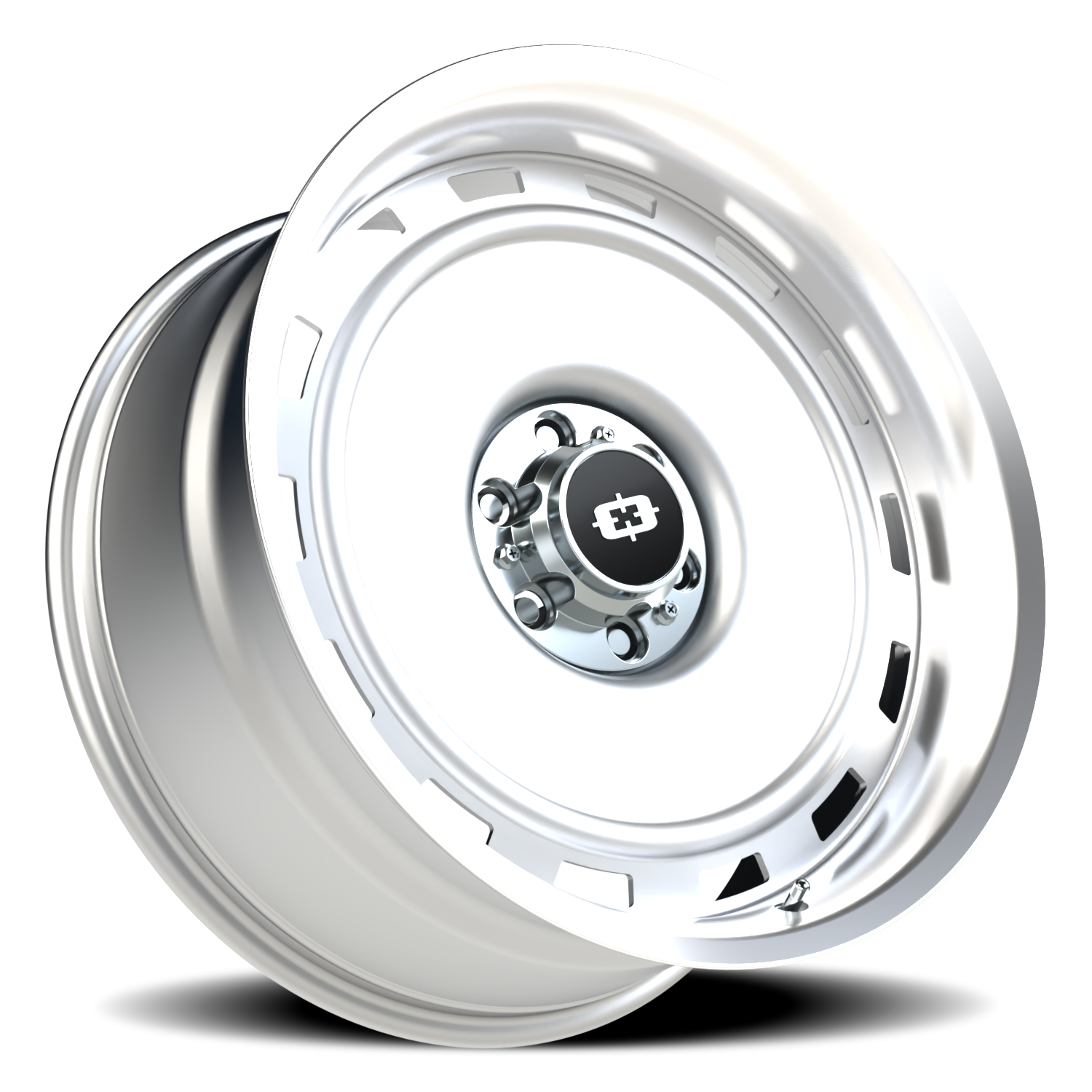 Vision Wheel 54 Silver Machined Lip 22x10 -12 6x139.7mm 108mm - Wheelwiz