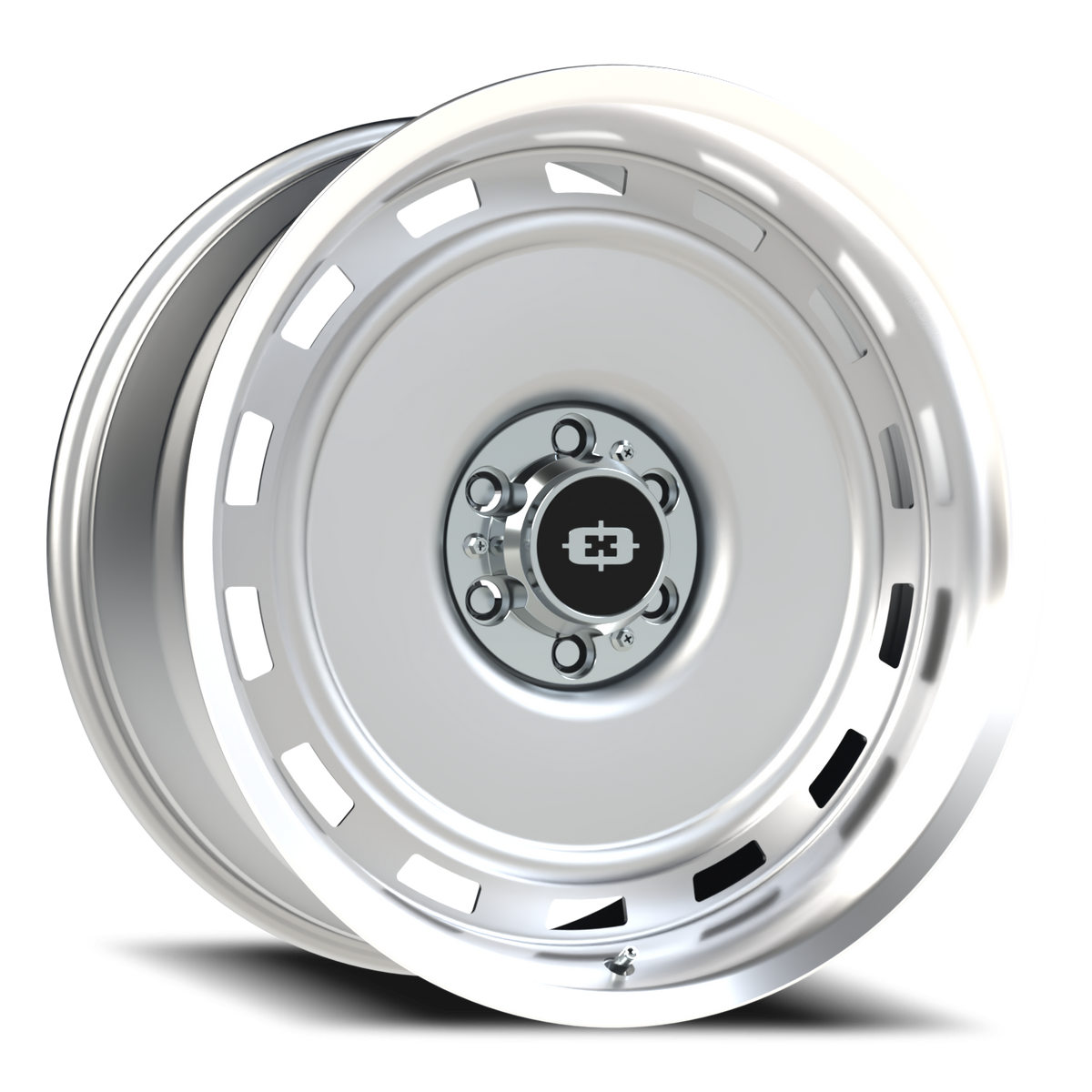 Vision Wheel 54 Silver Machined Lip 22x10 -25 6x139.7mm 108mm - Wheelwiz