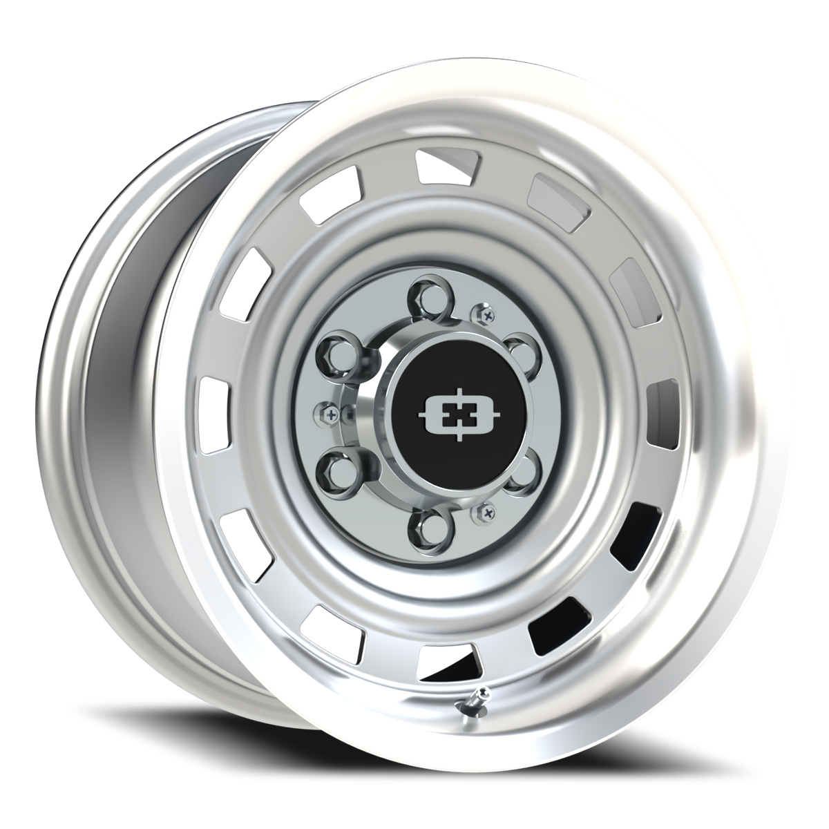 Vision Wheel 54 Silver Machined Lip 15x10 -44 6x139.7mm 108mm - Wheelwiz