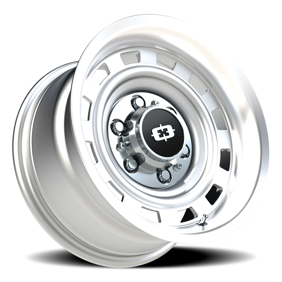 Vision Wheel 54 Silver Machined Lip 15x10 -44 6x139.7mm 108mm - Wheelwiz
