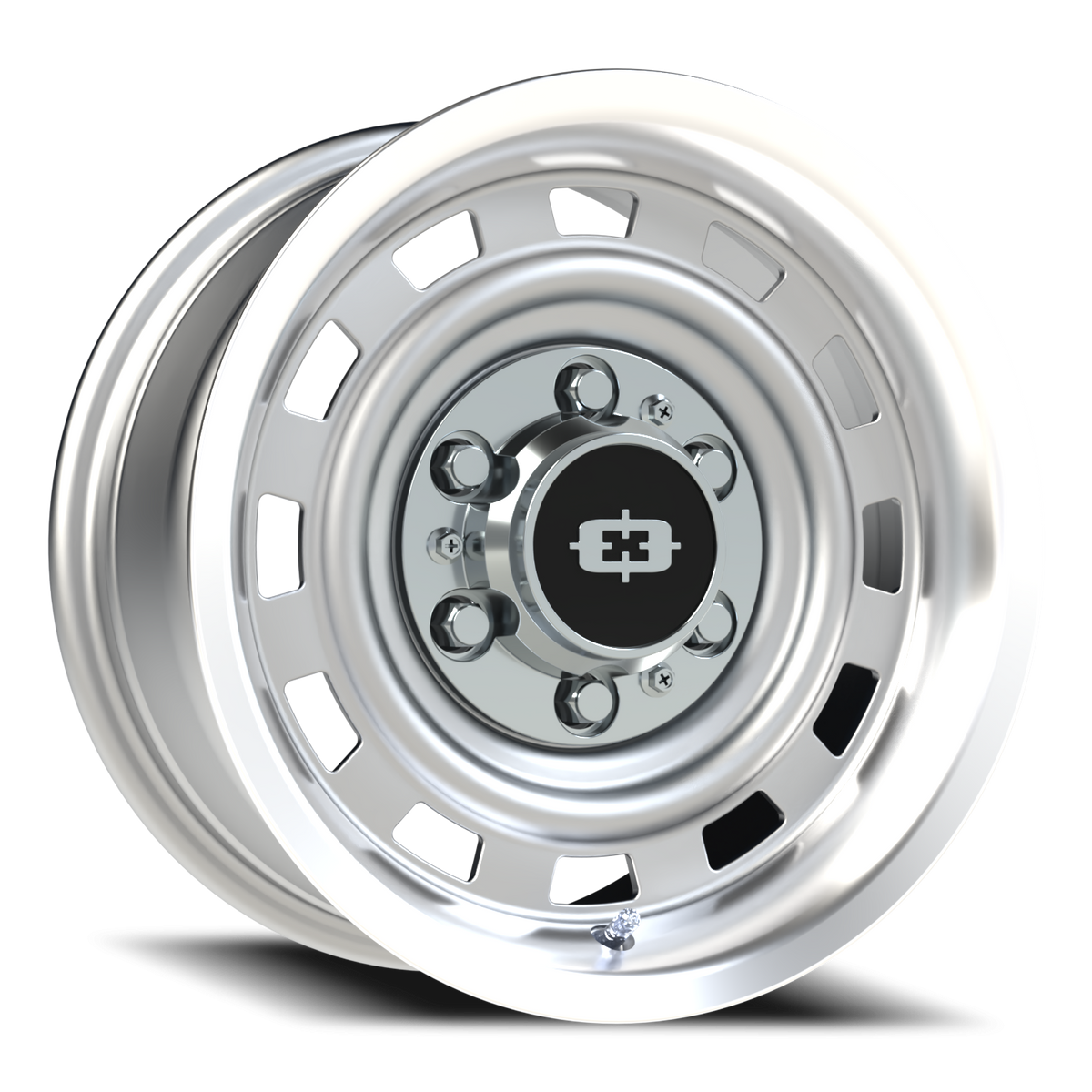 Vision Wheel 54 Silver Machined Lip 15x7 +6 6x139.7mm 108mm - Wheelwiz