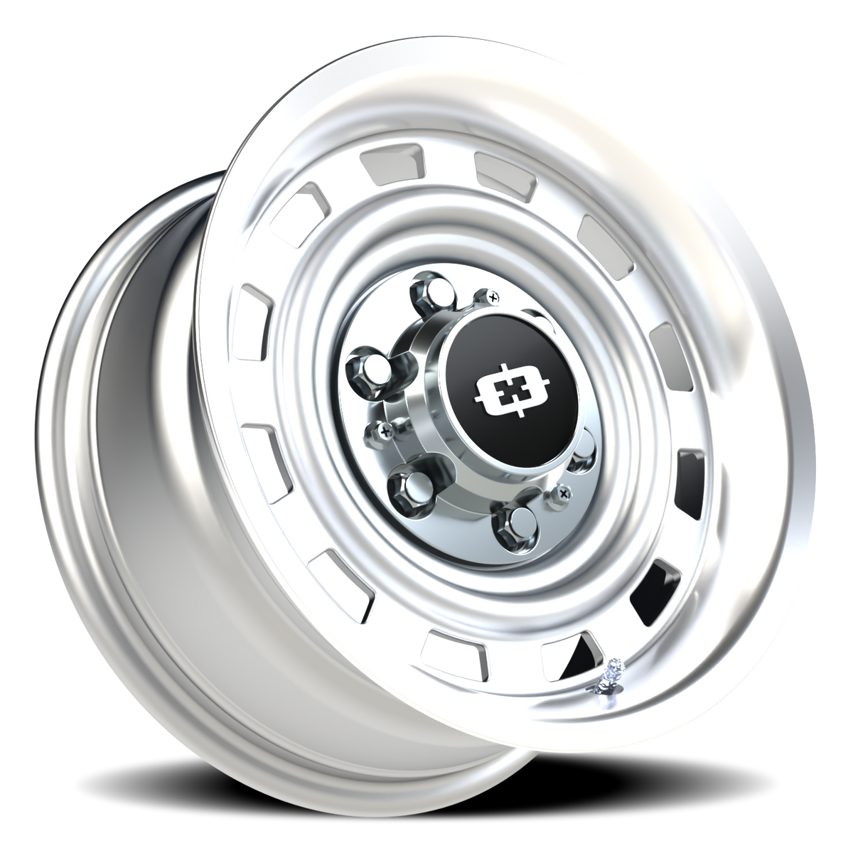 Vision Wheel 54 Silver Machined Lip 15x7 +6 6x139.7mm 108mm - Wheelwiz