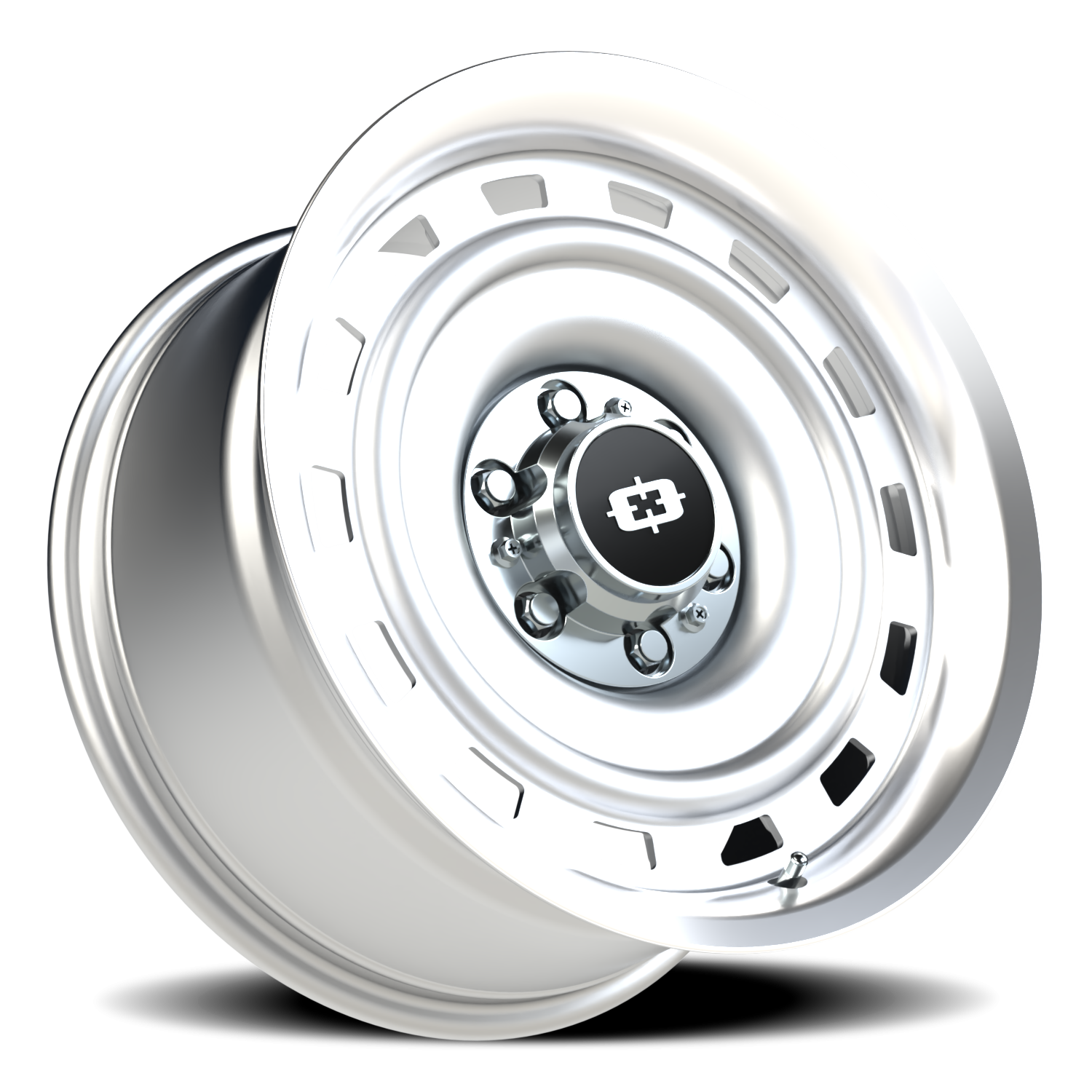 Vision Wheel 54 Silver Machined Lip 18x9 +12 6x139.7mm 78.1mm - Wheelwiz