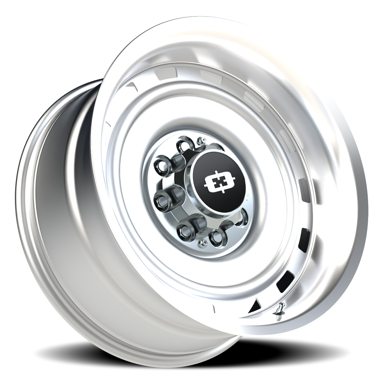 Vision Wheel 54 Silver Machined Lip 20x10 -25 8x165.1mm 116.8mm - Wheelwiz