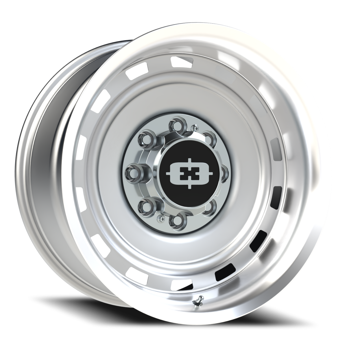 Vision Wheel 54 Silver Machined Lip 20x10 -25 8x180mm 124.2mm - Wheelwiz