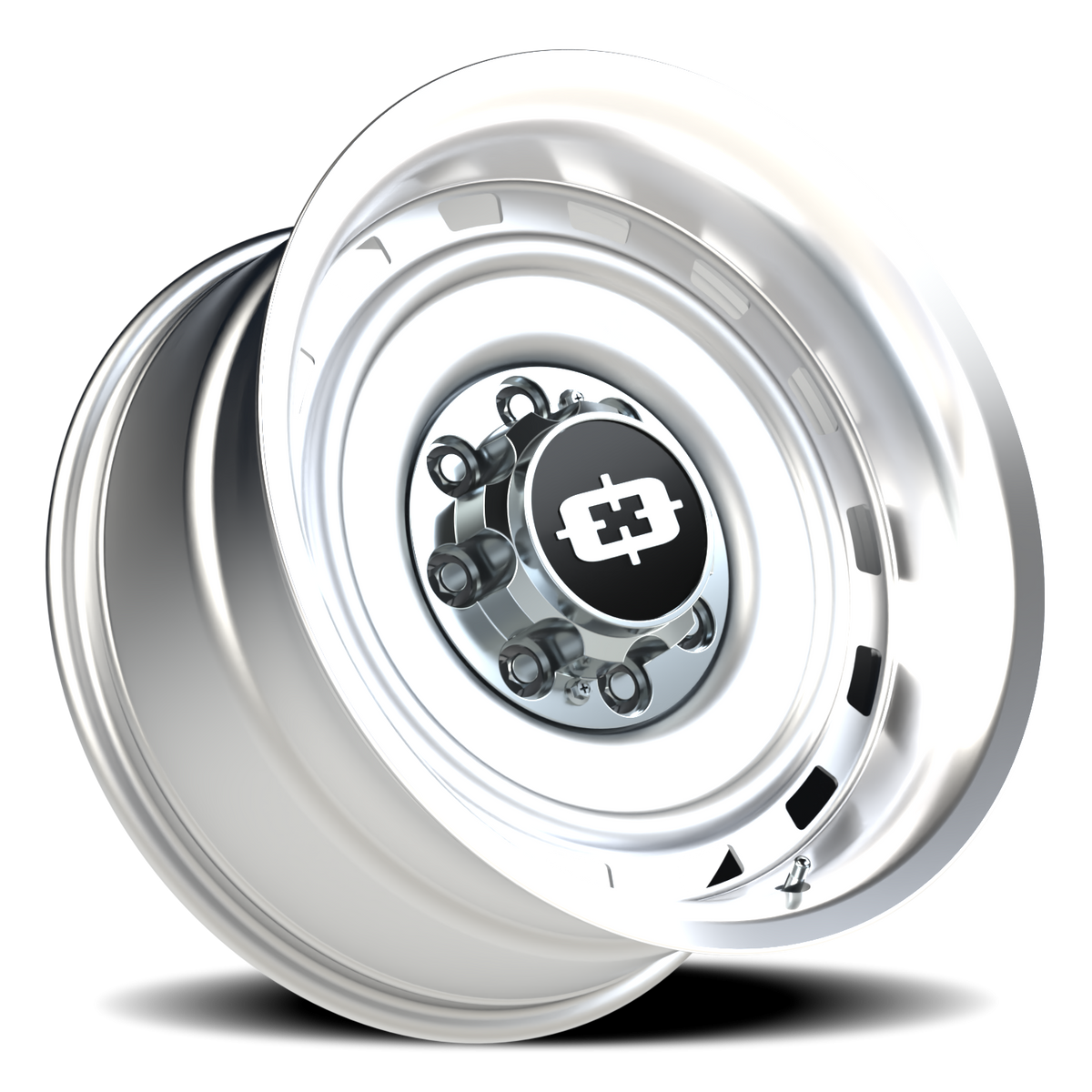 Vision Wheel 54 Silver Machined Lip 20x10 -25 8x180mm 124.2mm - Wheelwiz