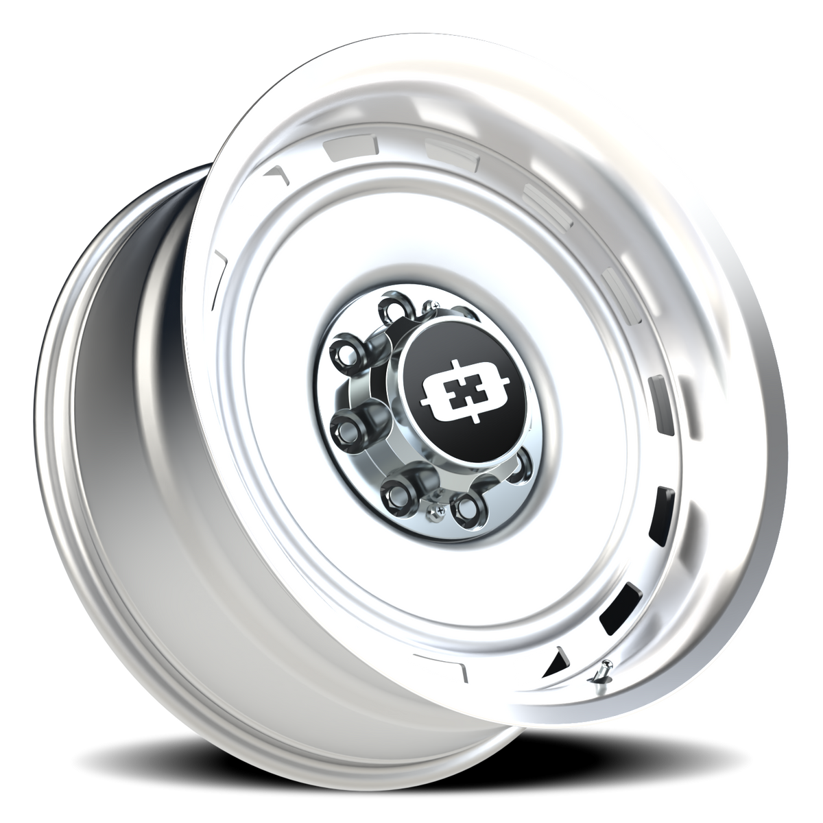 Vision Wheel 54 Silver Machined Lip 22x10 -25 8x180mm 124.2mm - Wheelwiz