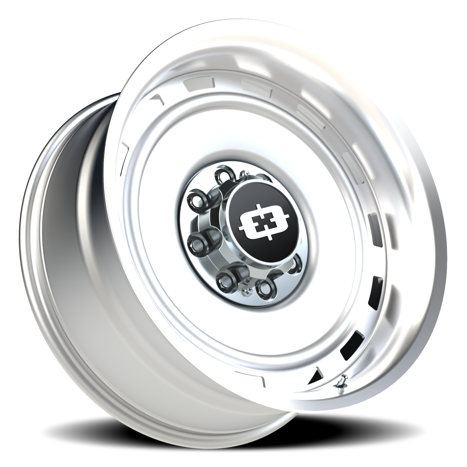 Vision Wheel 54 Silver Machined Lip 22x10 -25 8x180mm 124.2mm - Wheelwiz