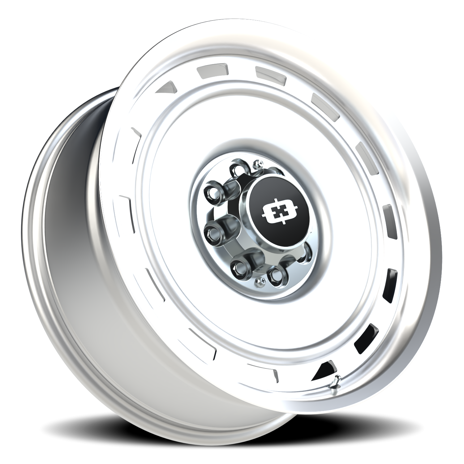 Vision Wheel 54 Silver Machined Lip 22x9 +12 8x165.1mm 116.8mm - Wheelwiz