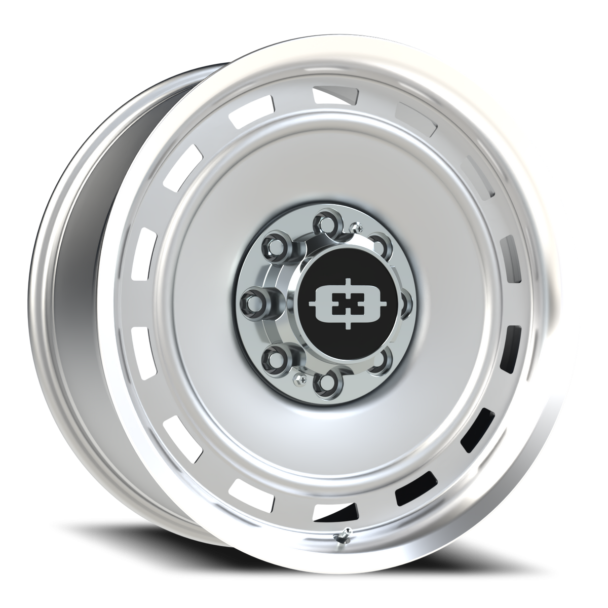 Vision Wheel 54 Silver Machined Lip 22x9 +12 8x180mm 124.2mm - Wheelwiz