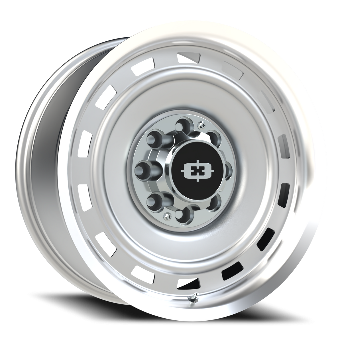 Vision Wheel 54 Silver Machined Lip 20x9 -12 8x165.1mm 116.8mm - Wheelwiz