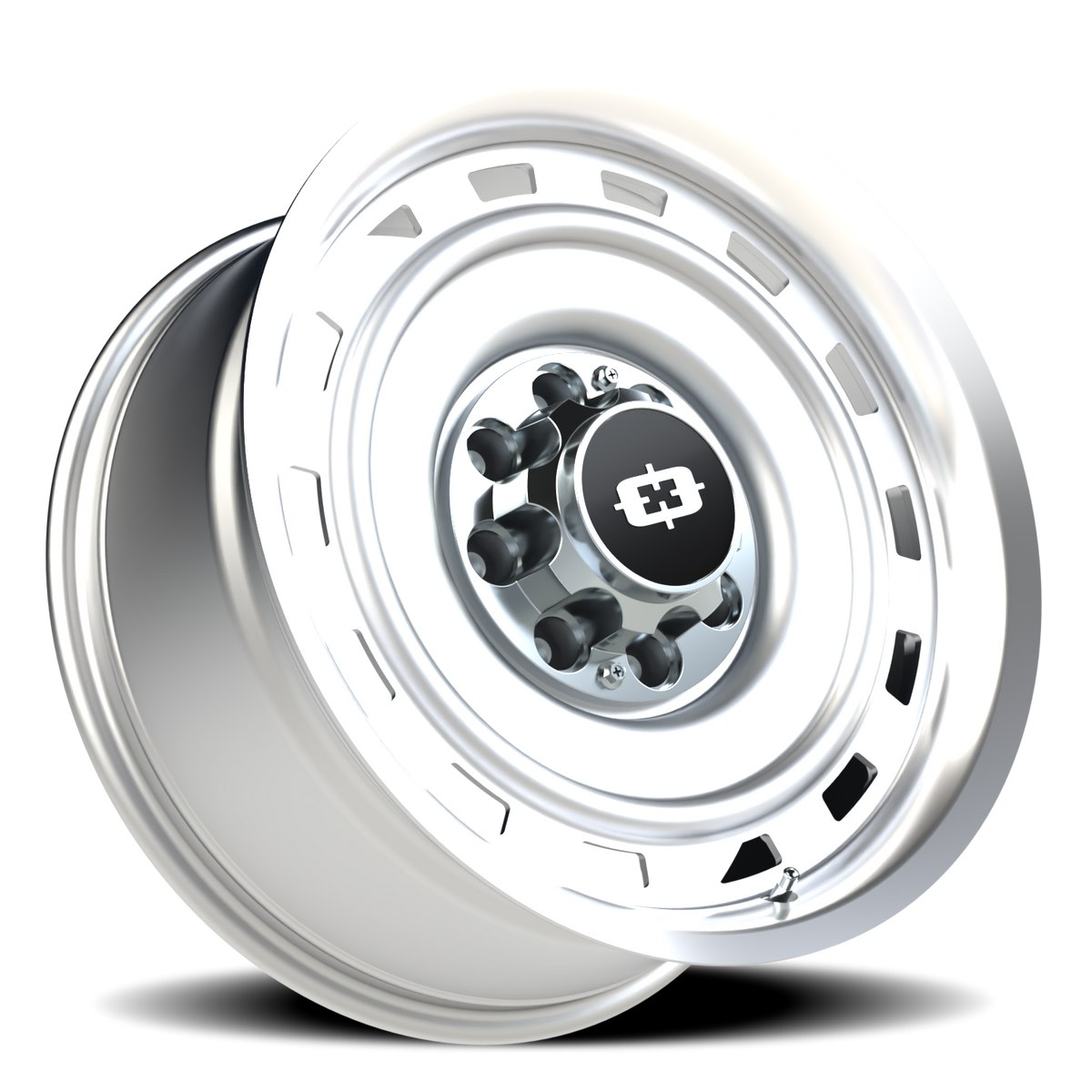 Vision Wheel 54 Silver Machined Lip 20x9 -12 8x165.1mm 116.8mm - Wheelwiz