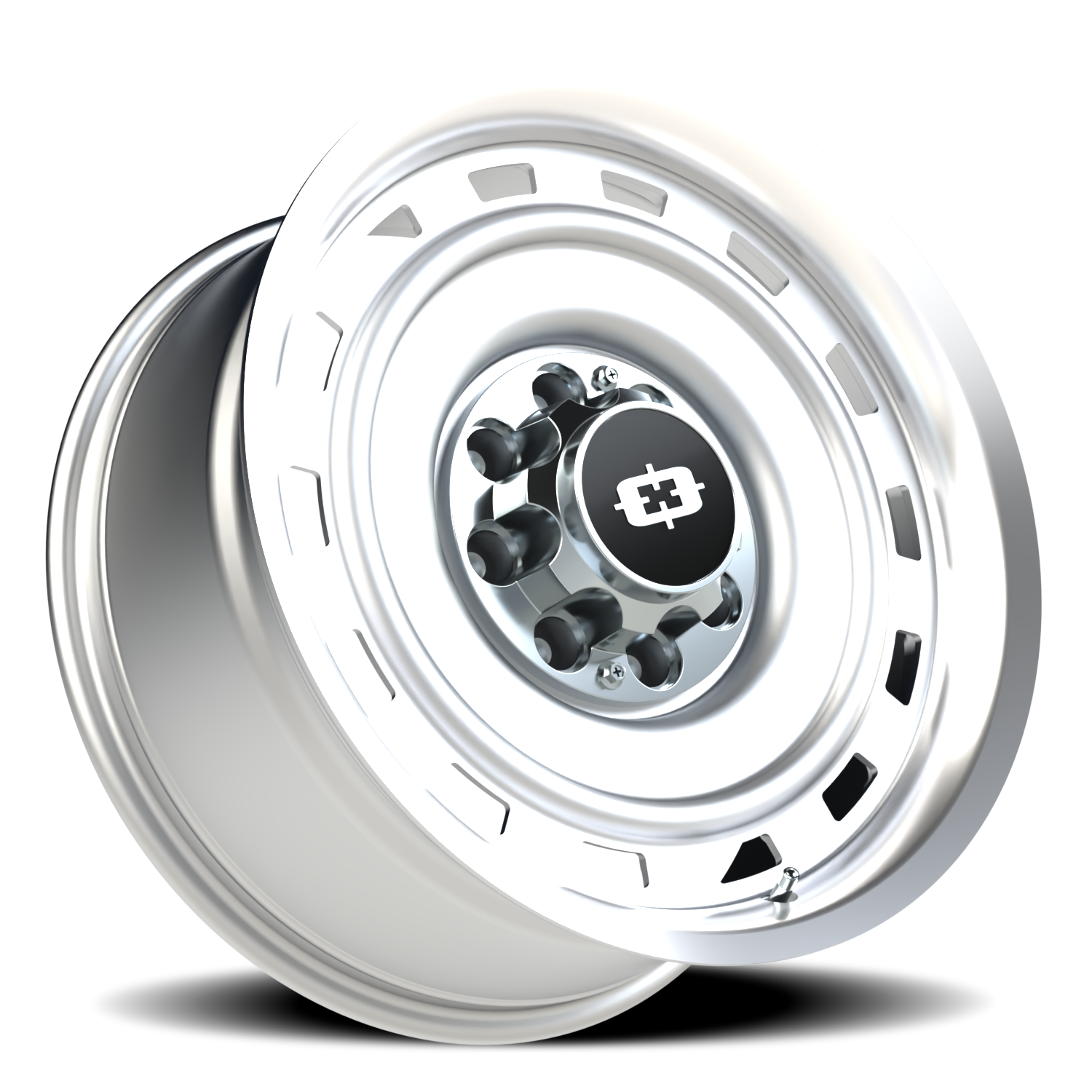 Vision Wheel 54 Silver Machined Lip 20x9 +12 8x165.1mm 116.8mm - Wheelwiz