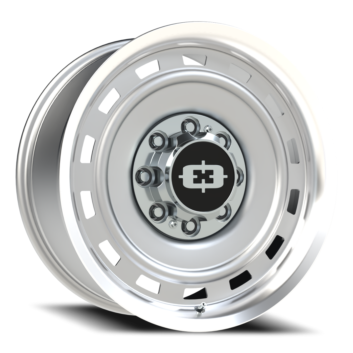 Vision Wheel 54 Silver Machined Lip 20x9 +12 8x180mm 124.2mm - Wheelwiz