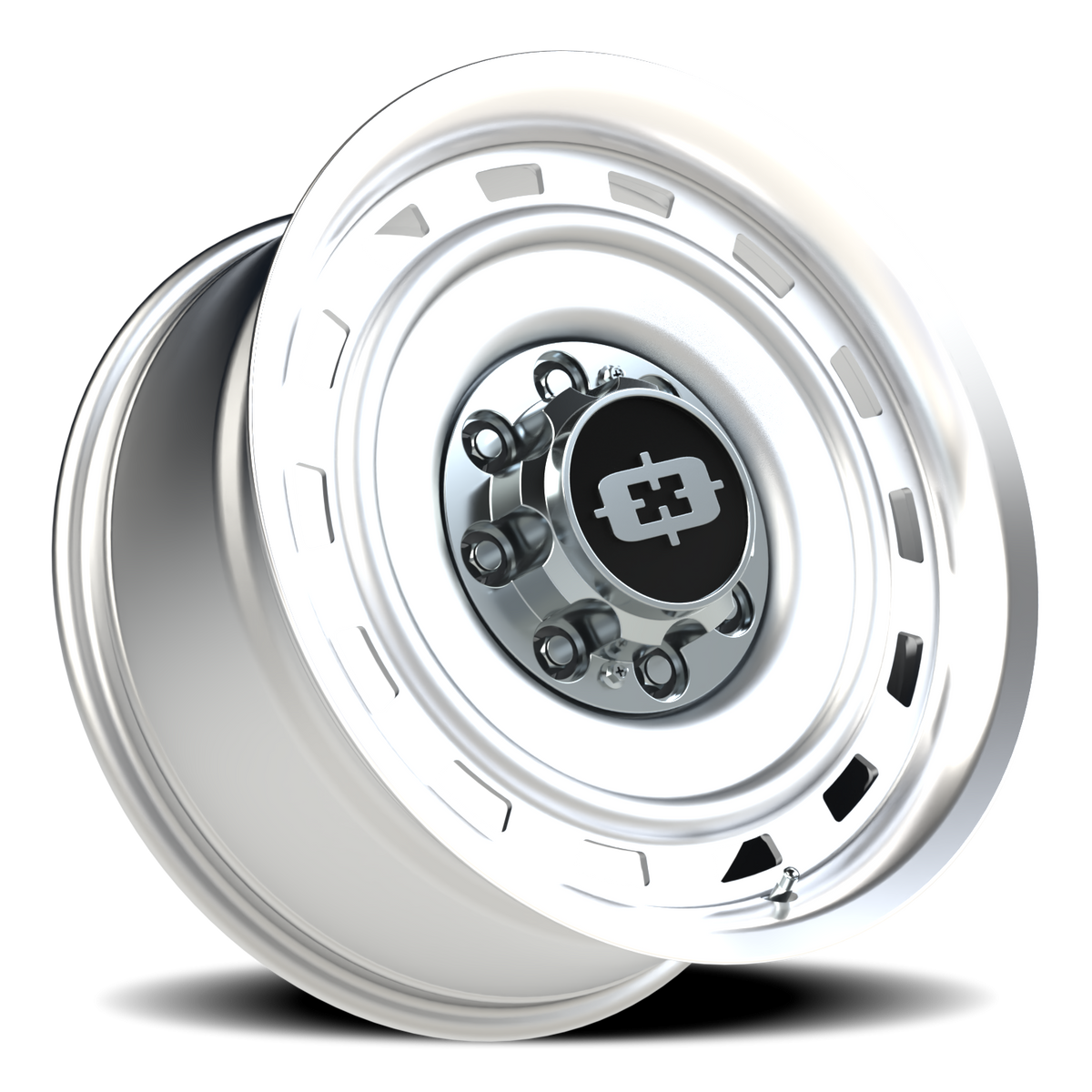 Vision Wheel 54 Silver Machined Lip 20x9 +12 8x180mm 124.2mm - Wheelwiz