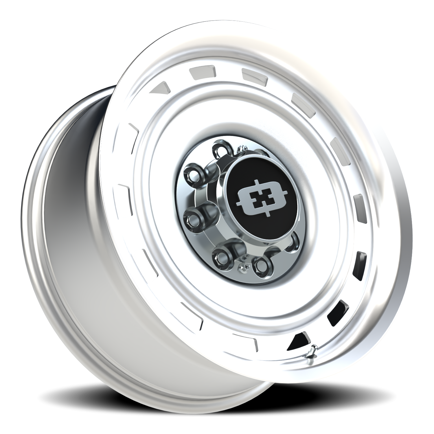 Vision Wheel 54 Silver Machined Lip 20x9 +12 8x180mm 124.2mm - Wheelwiz