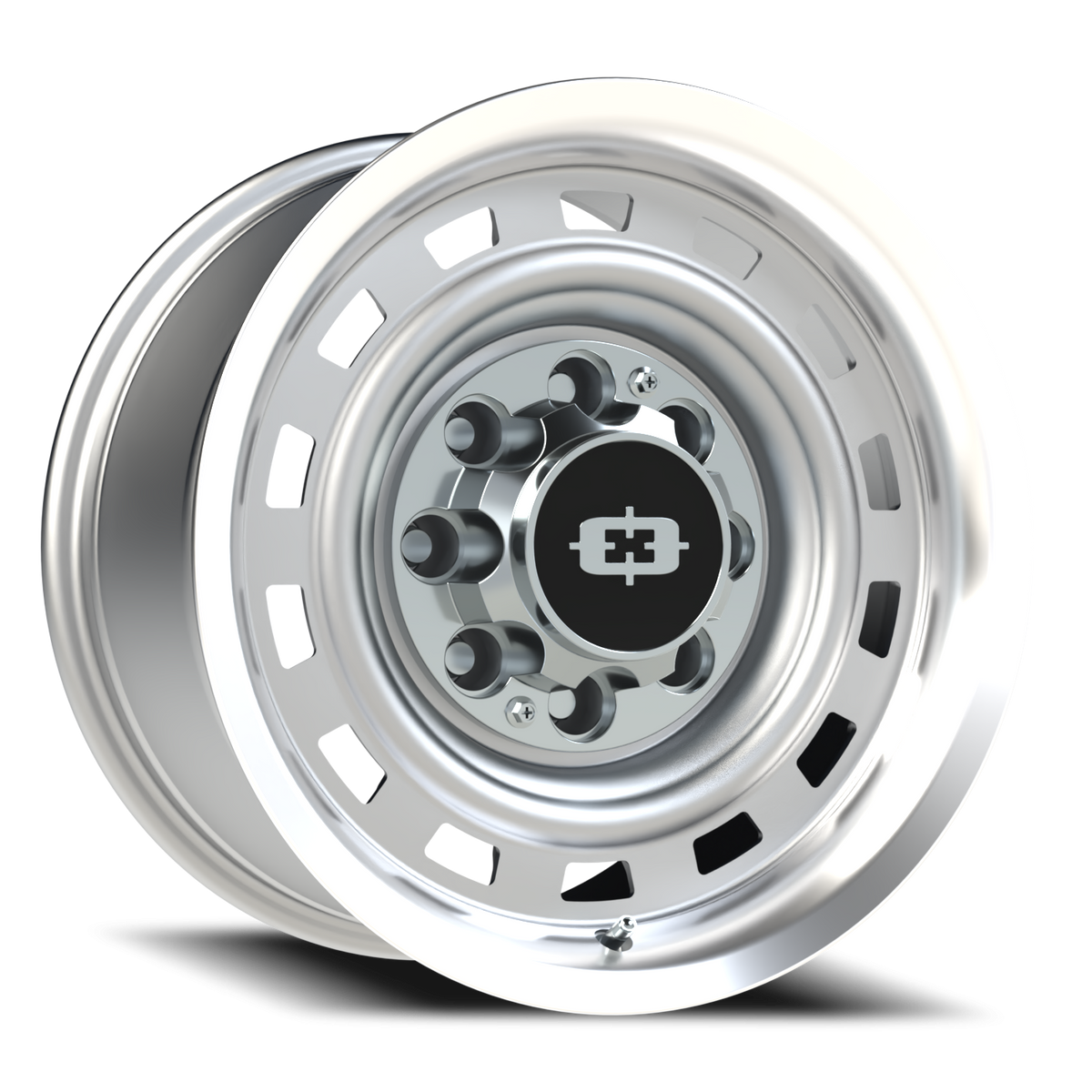 Vision Wheel 54 Silver Machined Lip 17x9 -12 8x165.1mm 116.8mm - Wheelwiz